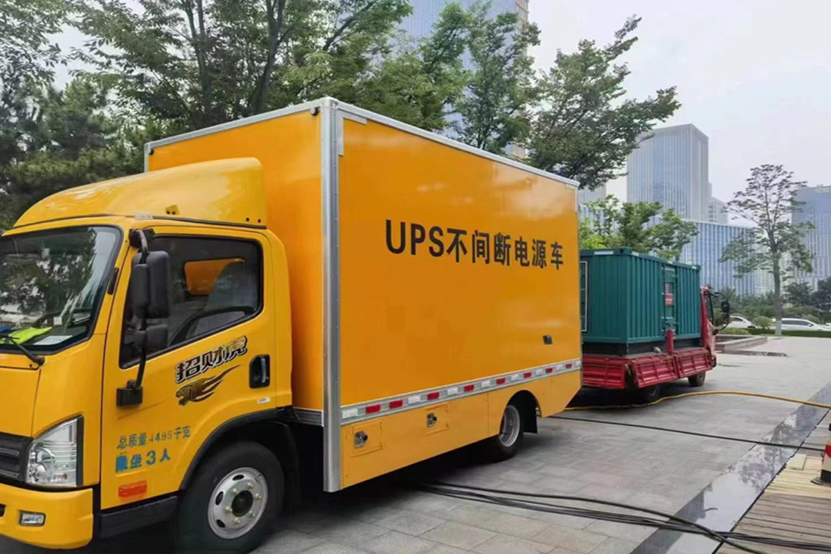 索县发电机租赁施工现场